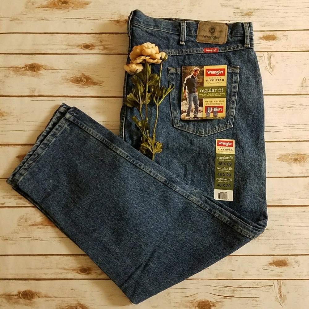 Wrangler Men's Relaxed Fit Size 48x29